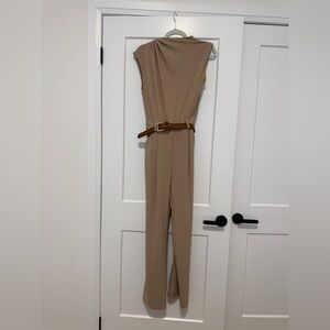 ZARA ✨ Beige Jumpsuit